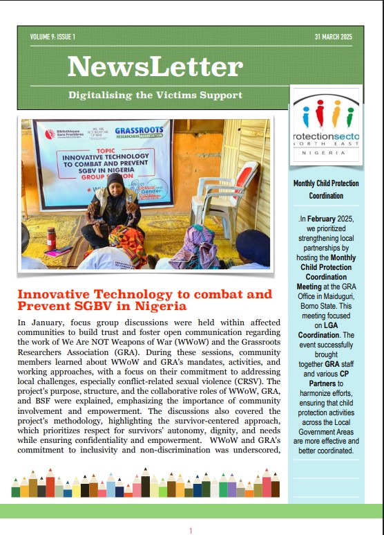 Newsletter Vol 9 Issue 1