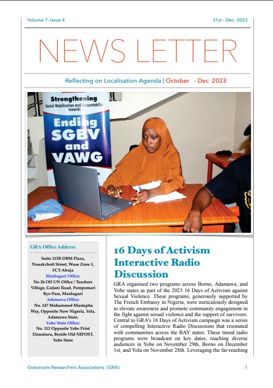 Newsletter Vol 7 Issue 4